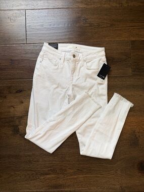 Joe's Jeans White Skinny High-Rise Jeans